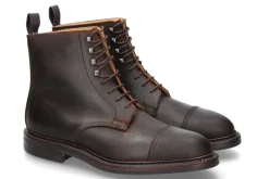 Herren Crockett & Jones Derby- Stiefel  CONISTON ROUGH- OUT SUEDE- dunkelbraun
