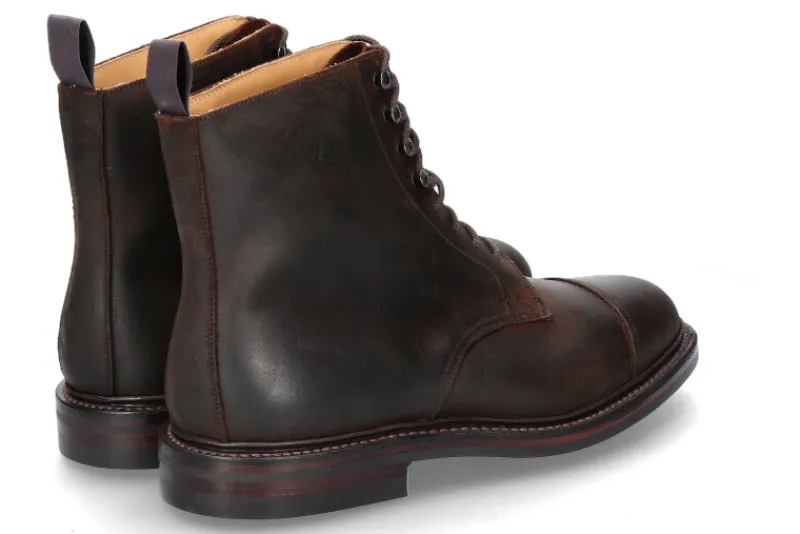 Herren Crockett & Jones Derby- Stiefel CONISTON ROUGH- OUT SUEDE- dunkelbraun