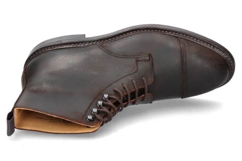 Herren Crockett & Jones Derby- Stiefel CONISTON ROUGH- OUT SUEDE- dunkelbraun