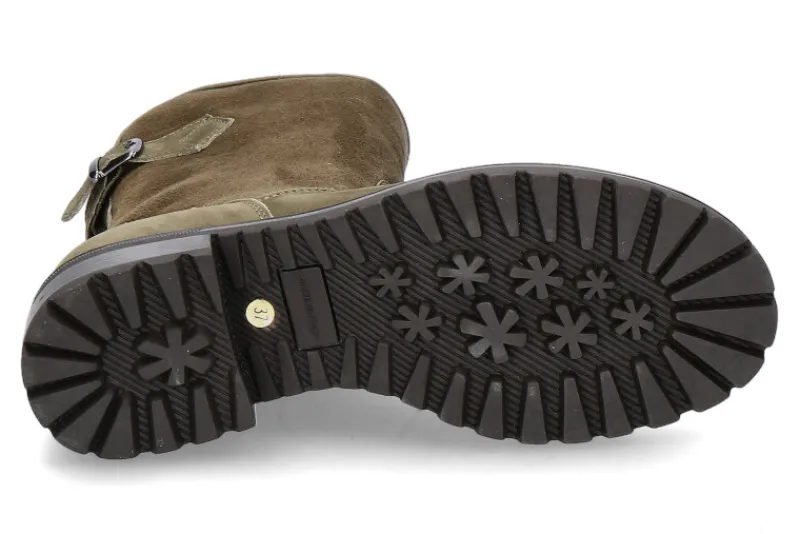 Damen Diavolezza Boots gefüttert 441 MORBIDONE MILITARE- grün