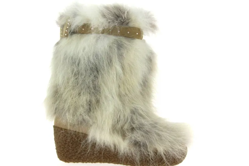 Damen Diavolezza Fellstiefel COYOTE BIANCO