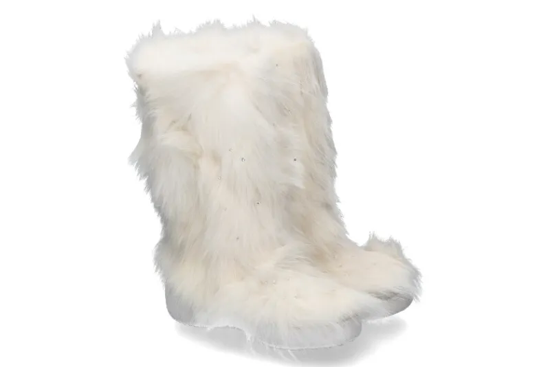 Damen Diavolezza Fellstiefel FOX BIANCO SWAROVSKI