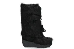 Damen Diavolezza Kunstfellstiefel ECO FUR BLACK