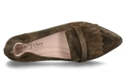 Damen dirndl + bua Damen- Slipper ANTIKBOCK- akazie