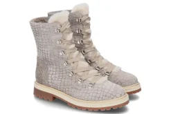 Damen dirndl + bua Damen-Stiefelette gefüttert KROKO cerbiatto/steingrau