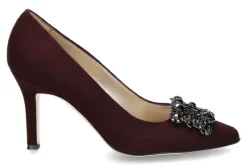 Damen dirndl + bua Pumps 5749 RUBIN- rot