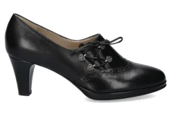 Damen dirndl + bua Pumps ZIEGENNAPPA SCHWARZ (39)