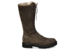 Damen dirndl + bua Schnürstiefel ANTIKBOCK MOOR- lodengrün