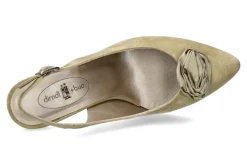 Damen dirndl + bua Slingpumps ZIEGENVELOUR KORN