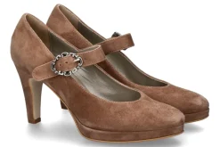 Damen dirndl + bua Spangenpumps ZIEGENVELOUR ANITKROSÈ