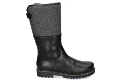 Herren dirndl + bua Stiefel gefüttert PANIOLO LODEN SCHWARZ DUNKELGRAU (42)