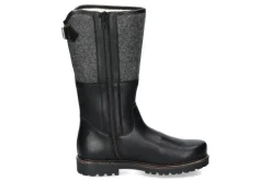 Herren dirndl + bua Stiefel gefüttert PANIOLO LODEN SCHWARZ DUNKELGRAU (42)