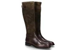 Damen dirndl + bua Stiefel NEVADA ANTIKBOCK STRETCH MORO/AKAZIE