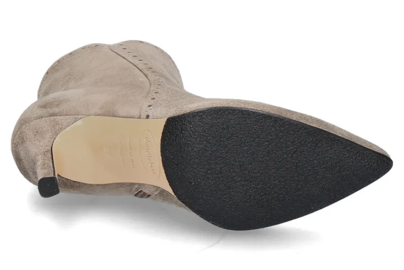 Damen dirndl + bua Stiefelette ANTIKBOCK TAUPE