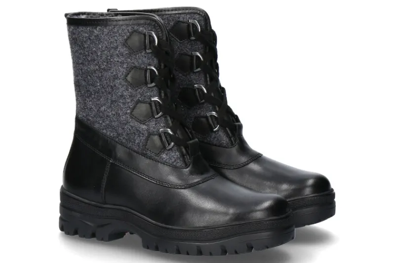 Damen dirndl + bua Stiefelette gefüttert REGATTA LODEN BLACK