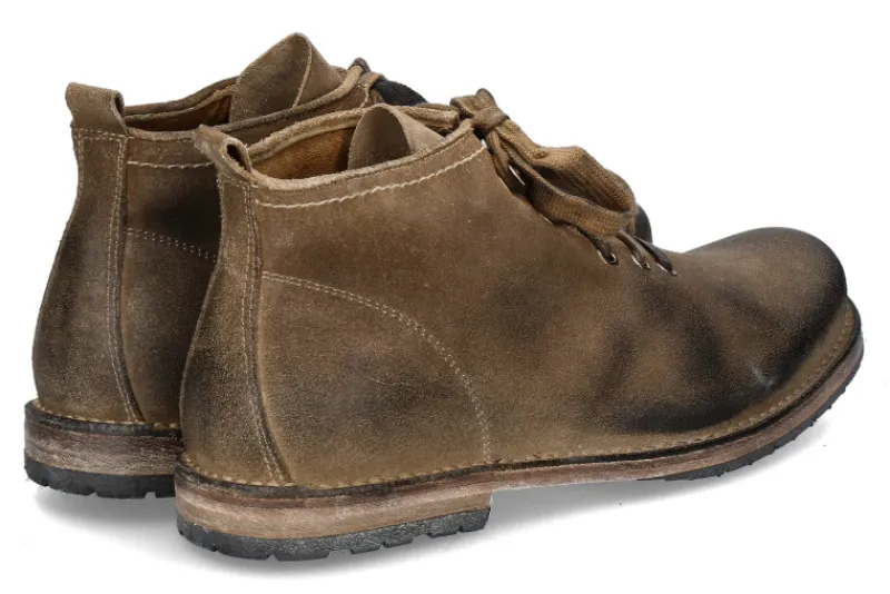 Herren dirndl + bua Trachtenboot OCHSE LEHM (46)