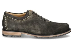 Herren dirndl + bua Trachtenschnürer ANTIKBOCK ANTHRAZIT (45)