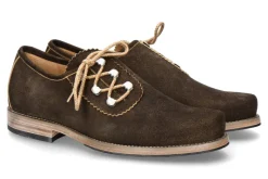 Herren dirndl + bua Trachtenschnürer ANTIKBOCK MOOR (44½)