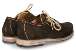 Herren dirndl + bua Trachtenschnürer ANTIKBOCK MOOR (44½)