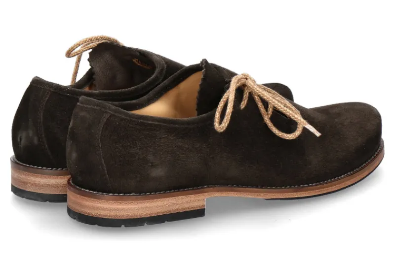 Herren dirndl + bua Trachtenschuh ANTIKBOCK ALTSCHWARZ (40½)