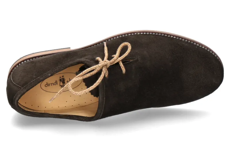 Herren dirndl + bua Trachtenschuh ANTIKBOCK ALTSCHWARZ (40½)