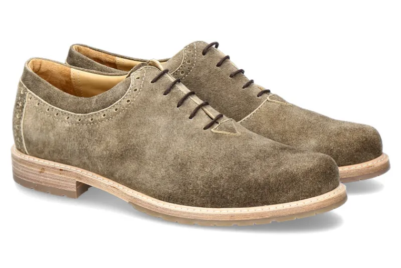 Herren dirndl + bua Trachtenschuh ANTIKBOCK WELS AMBER