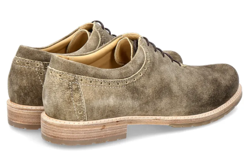 Herren dirndl + bua Trachtenschuh ANTIKBOCK WELS AMBER