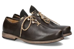 Herren dirndl + bua Trachtenschuh SANTIAGO ANTIKBOCK OLIV AHORN (40)