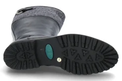 Damen dirndl + bua Dirndl und Bua Stiefel gefüttert CRUST LODEN SCHWARZ GRAU (40)