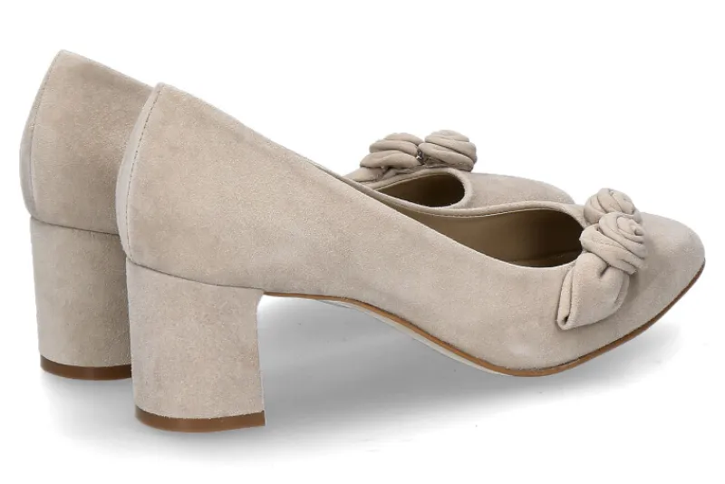 Damen dirndl + bua dirndl+bua Trachten-Pumps 1942 ZIEGENVELOURS- beige