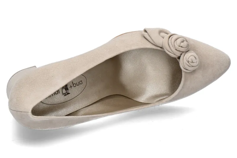 Damen dirndl + bua dirndl+bua Trachten-Pumps 1942 ZIEGENVELOURS- beige