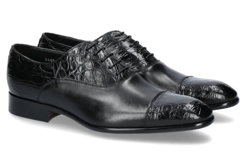 Herren Doucal's Schnürer BURN NERO FIANCO NERO (43½)