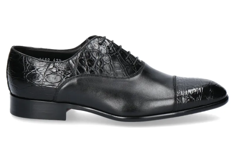 Herren Doucal's Schnürer BURN NERO FIANCO NERO (43½)