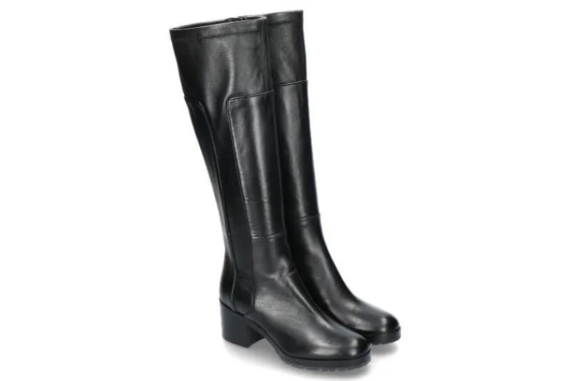 Damen Dyva Stiefel NAPPA NERO