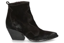 Damen Elena Iachi Elana lachi Cowboy Boots VELOUR WASH- ebano/ dunkelbraun