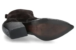 Damen Elena Iachi Elana lachi Cowboy Boots VELOUR WASH- ebano/ dunkelbraun