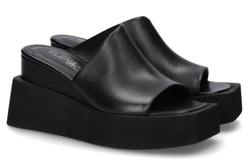 Damen Elena Iachi Pantolette LYONA TALCO NERO