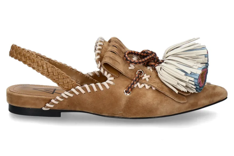 Damen Elena Iachi Elena lachi Slingbacks SUEDE- tan/braun