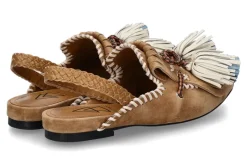 Damen Elena Iachi Elena lachi Slingbacks SUEDE- tan/braun