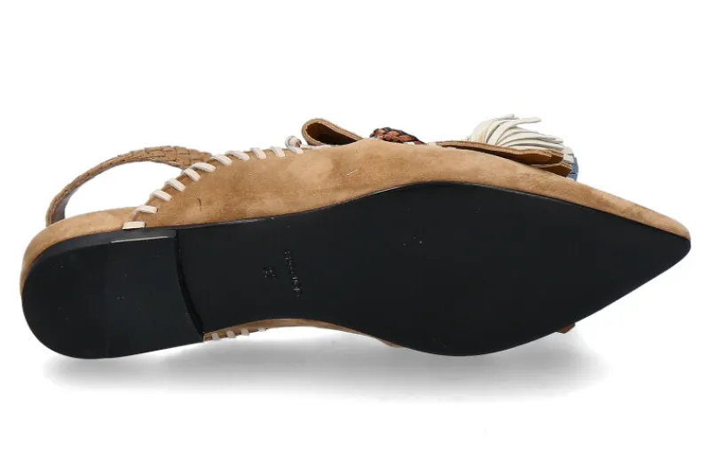 Damen Elena Iachi Elena lachi Slingbacks SUEDE- tan/braun