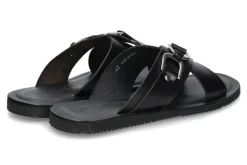 Herren Emozioni Pantolette LEATHER BLACK (44)