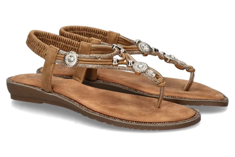 Damen Exé Sandale 8013-5 STRASS- brown/braun