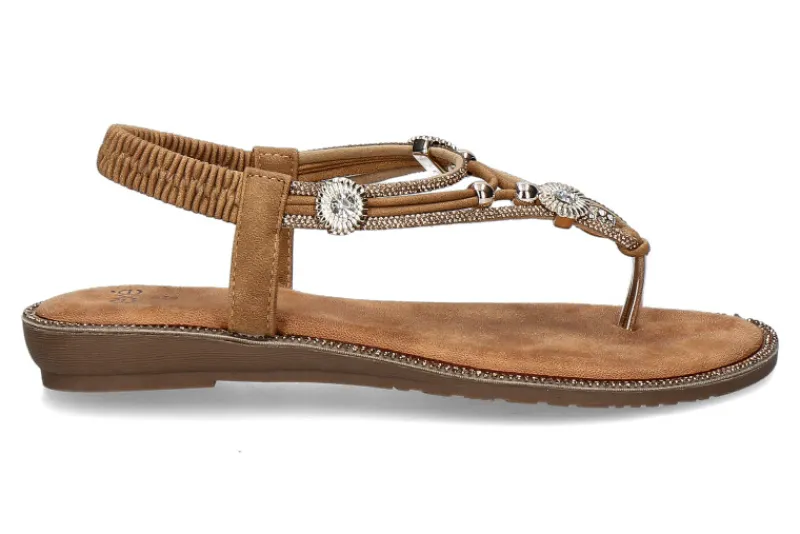 Damen Exé Sandale 8013-5 STRASS- brown/braun