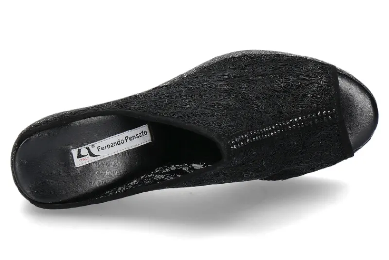 Damen Fernando Pensato Pantolette MICHIGAN NERO