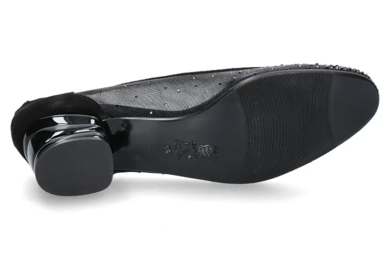 Damen Fernando Pensato Pumps GRACE NERA CAMOSCIO NERO LACK