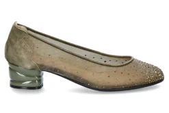 Damen Fernando Pensato Pumps GRACE MILITARE CAMOSCIO KAKY
