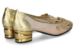 Damen Fernando Pensato Pumps LARA RETE LAMINTO ORO