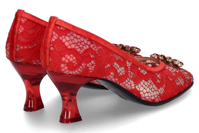 Damen Fernando Pensato Pumps LARA PIZZO ROSSO RASO (36½)