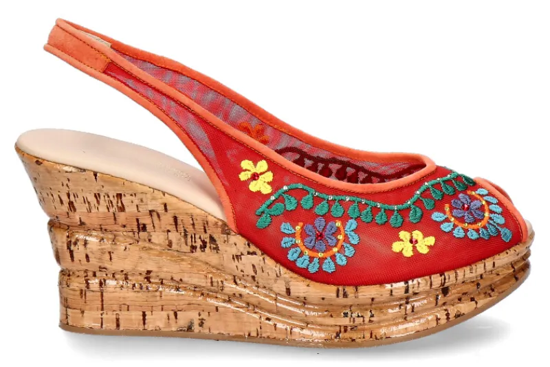 Damen Fernando Pensato Sandale ANIKA RETE ROSSA BALI (39)