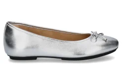 Damen Fitflop Ballerina SOFT METALLIC-LEATHER MARY JANE- silver